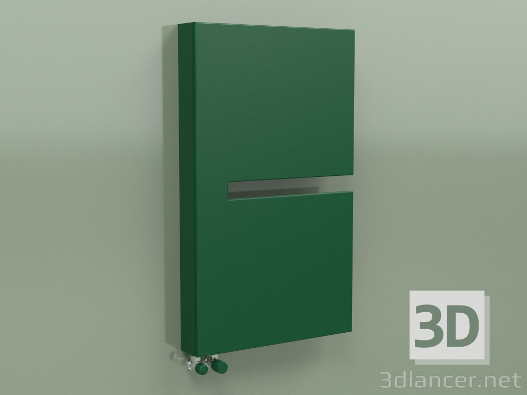 Modelo 3d Radiador Sequenze (845x500, Woodland green - RAL 6005) - preview