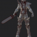 3d model Warrior of Light - preview