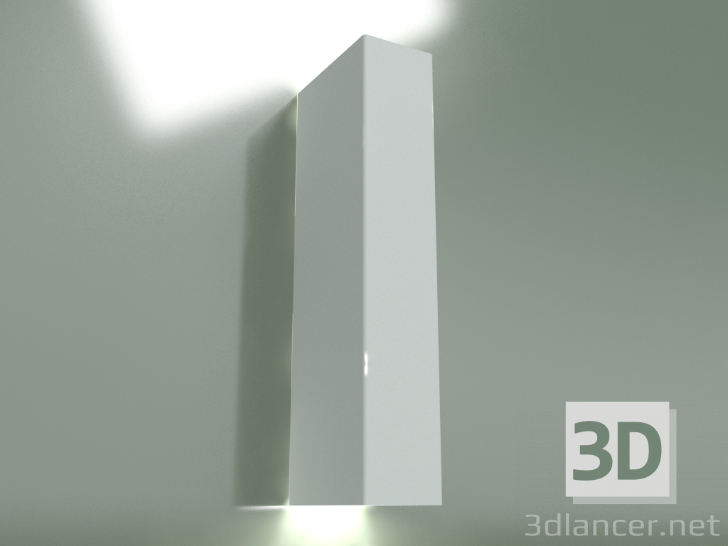 modello 3D Lampada da parete NW-9704 Malmö bianco - anteprima