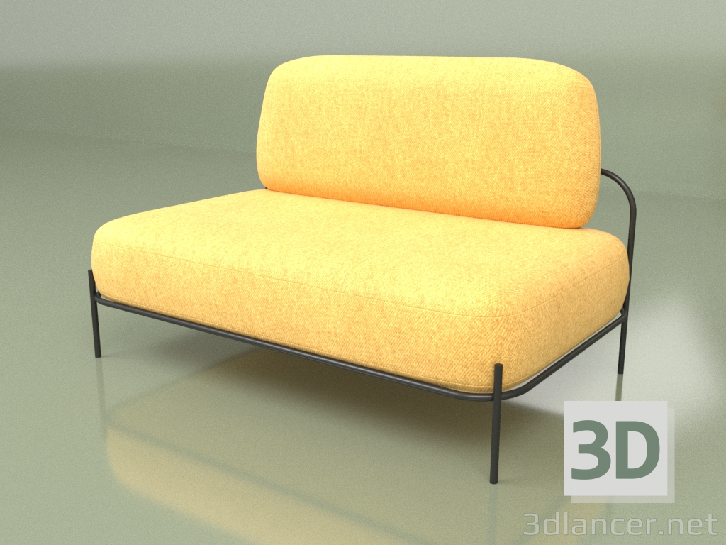 3D Modell Sofa Pawai (senf) - Vorschau