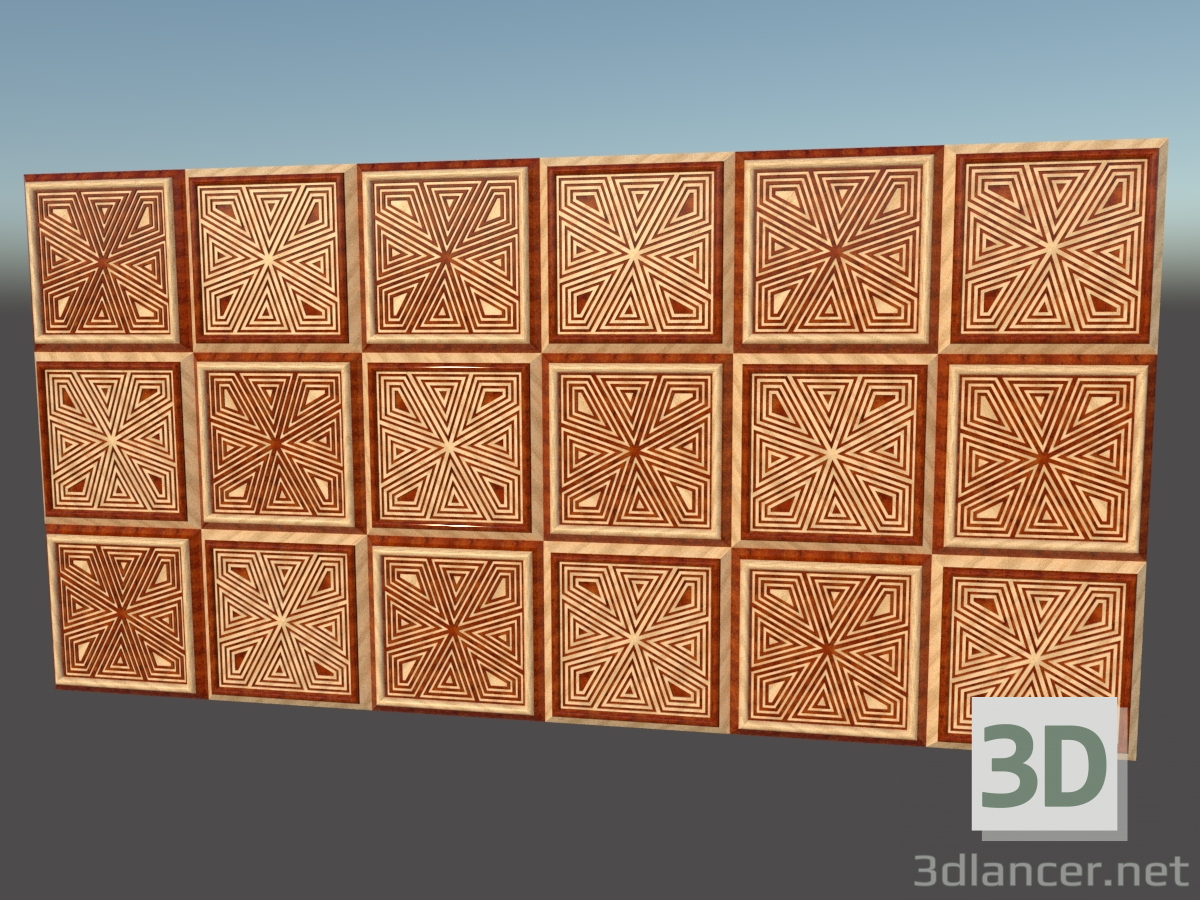 3d model Decorative panels - preview