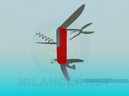 3d model Pocket knife - preview