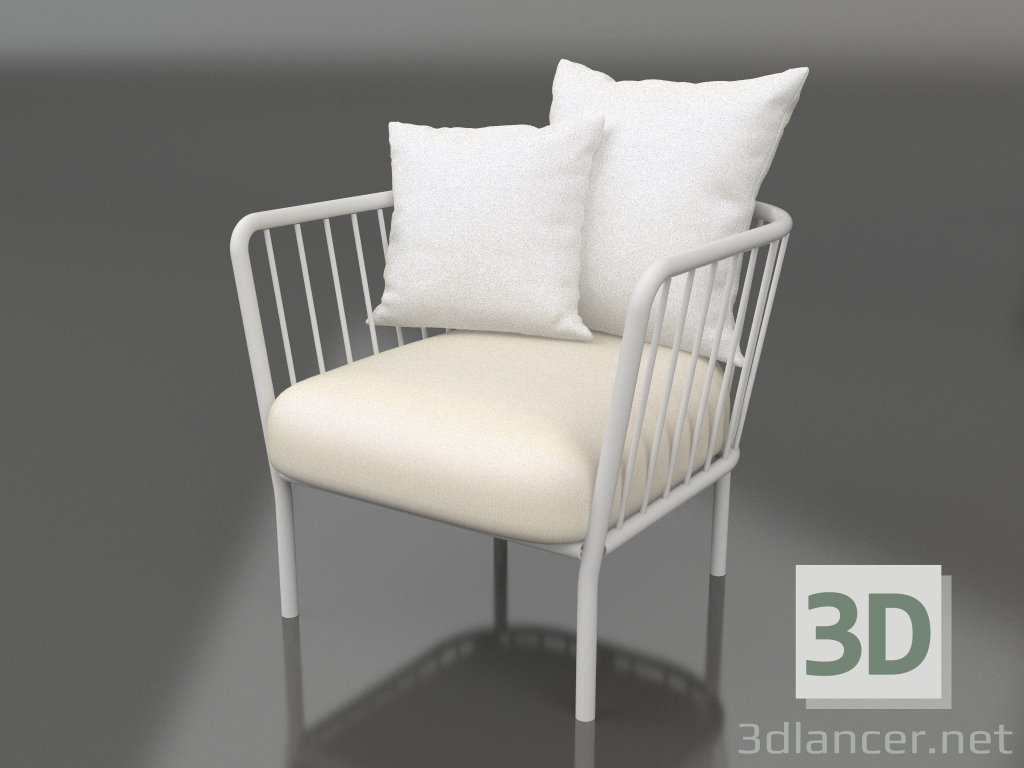 modèle 3D Fauteuil (Gris) - preview