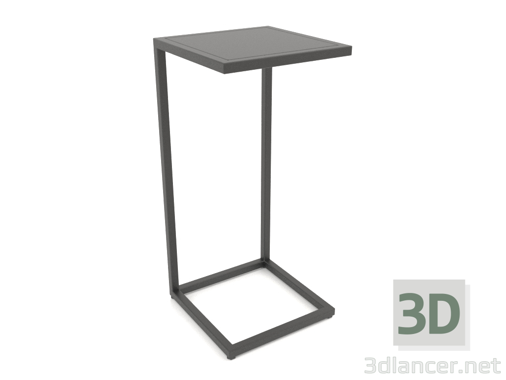 3d model Mesita de noche cuadrada (METAL, 30X30X65) - vista previa