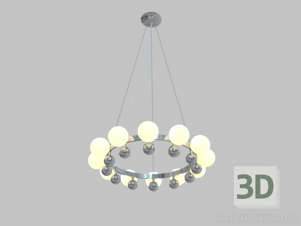 3d model Chandelier pendant Sferetta (801124) - preview