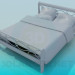 3D Modell Bett - Vorschau