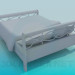 3D Modell Bett - Vorschau