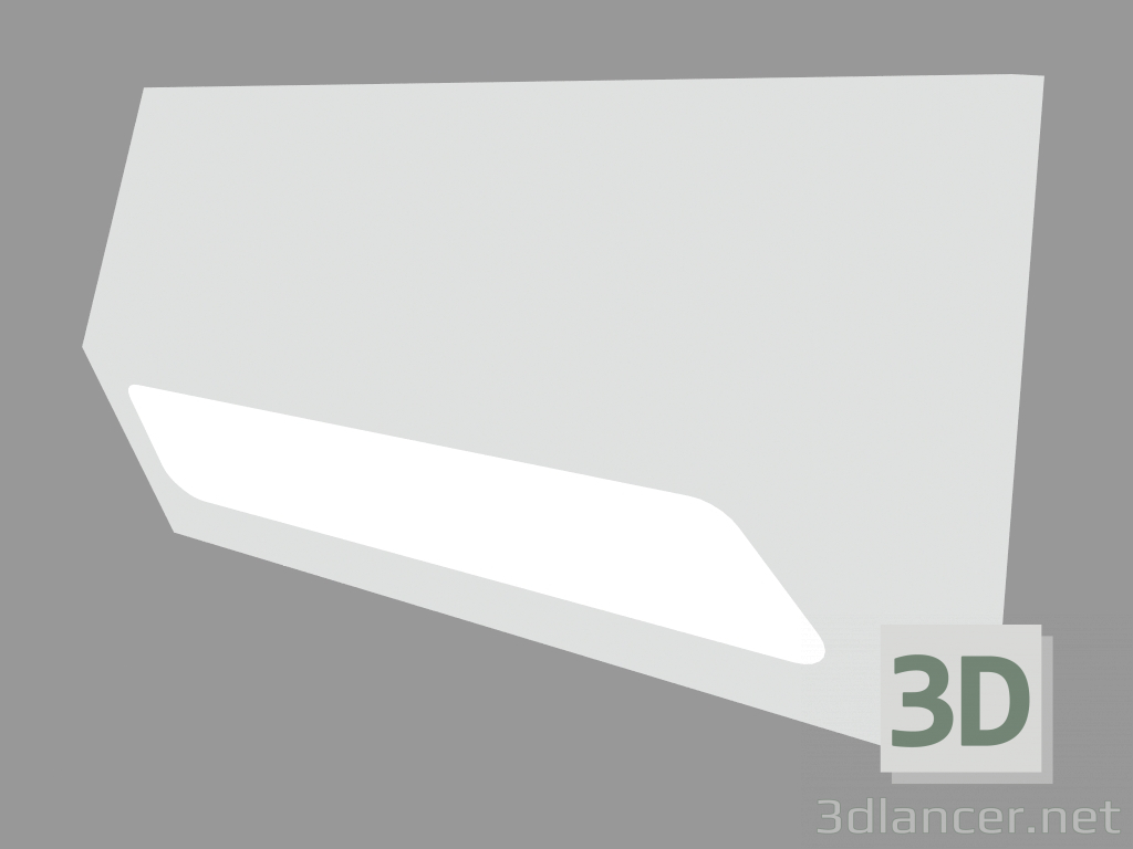 3D Modell Wandeinbauleuchte STRIP RECTANGULAR (S4669) - Vorschau