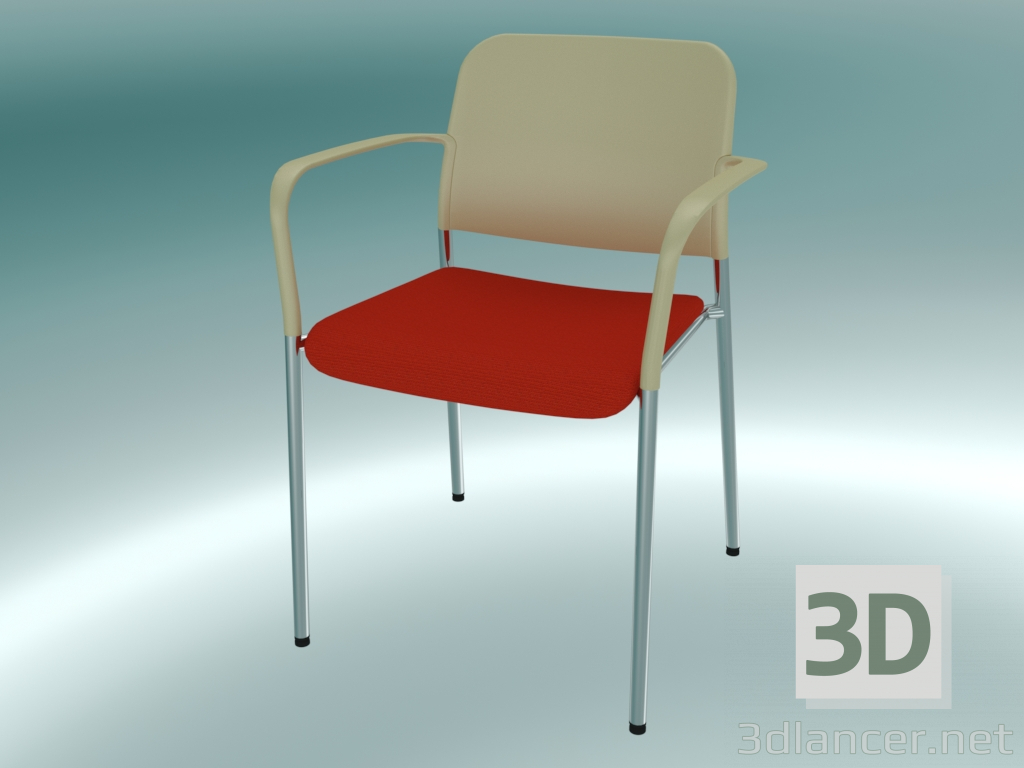 3d model Conference Chair (502H 2P) - preview