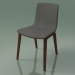 3d model Chair 3938 (4 wooden legs, front trim, walnut) - preview