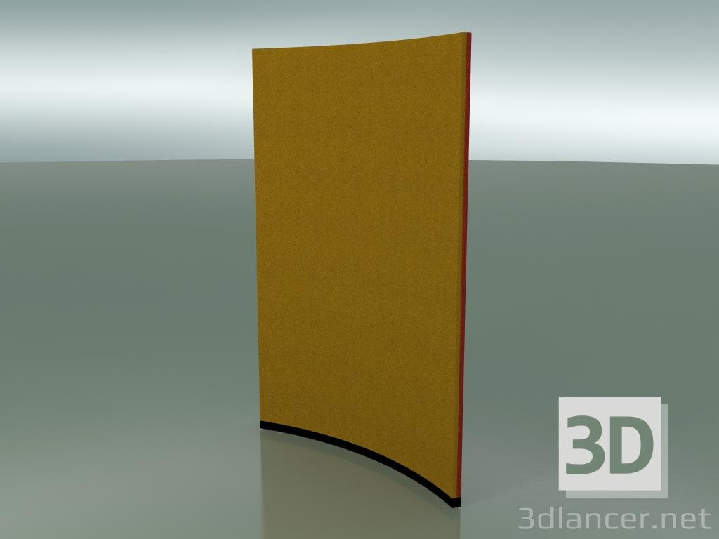 Modelo 3d Painel curvo 6414 (167,5 cm, 45 °, D 150 cm, dois tons) - preview