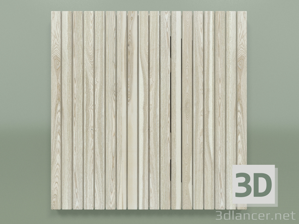 3d model Panel con listón 20X20 mm (ligero) - vista previa