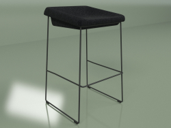 Tabouret de bar Coin (noir)