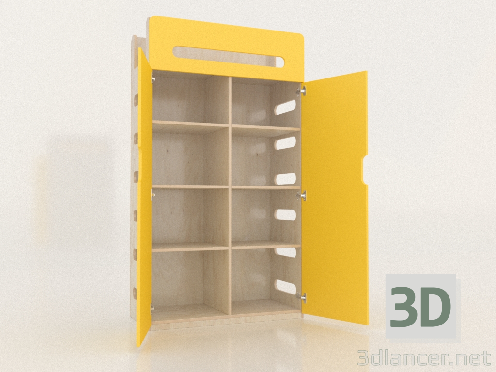 modello 3D Armadio aperto MOVE WB (WYMWB1) - anteprima