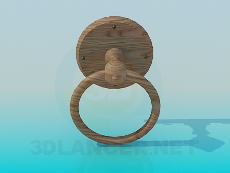 Modelo 3d Anel de identificador de porta - preview