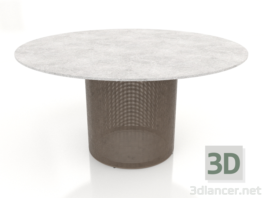 3d model Mesa de comedor Ø140 (Bronce) - vista previa