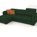 3d model Kelly sofa with ottoman (Salvodor 7) - preview