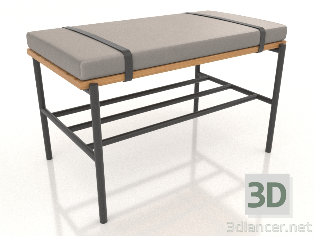 3d model Banco 700 mm (roble natural) - vista previa