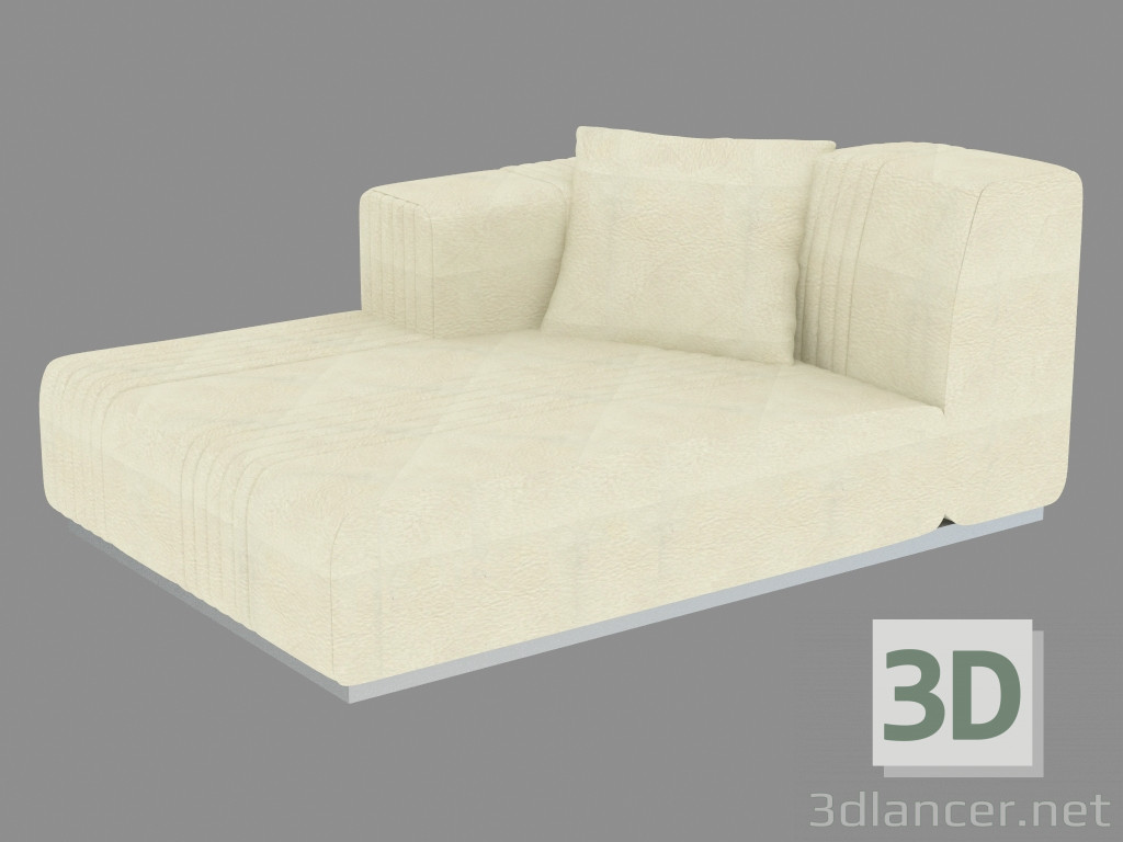 3d model The end element of the Cadillac sofa - preview