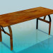 3d model Wooden Bench - preview