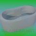 3d model Bañera - vista previa