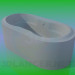 3d model Bañera - vista previa