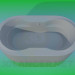 3d model Bañera - vista previa