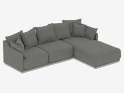 Modulsofa SOHO 2820mm (Art. 803-805-814)