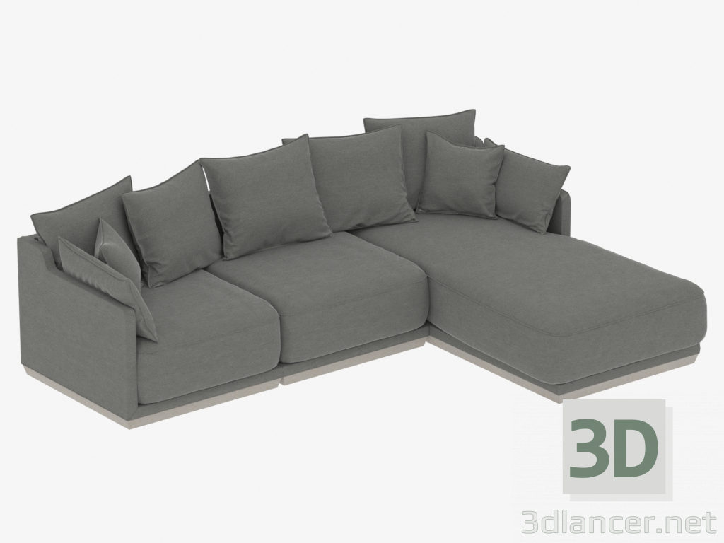 3D Modell Modulsofa SOHO 2820mm (Art. 803-805-814) - Vorschau