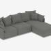 3d model Modular sofa SOHO 2820mm (art. 803-805-814) - preview