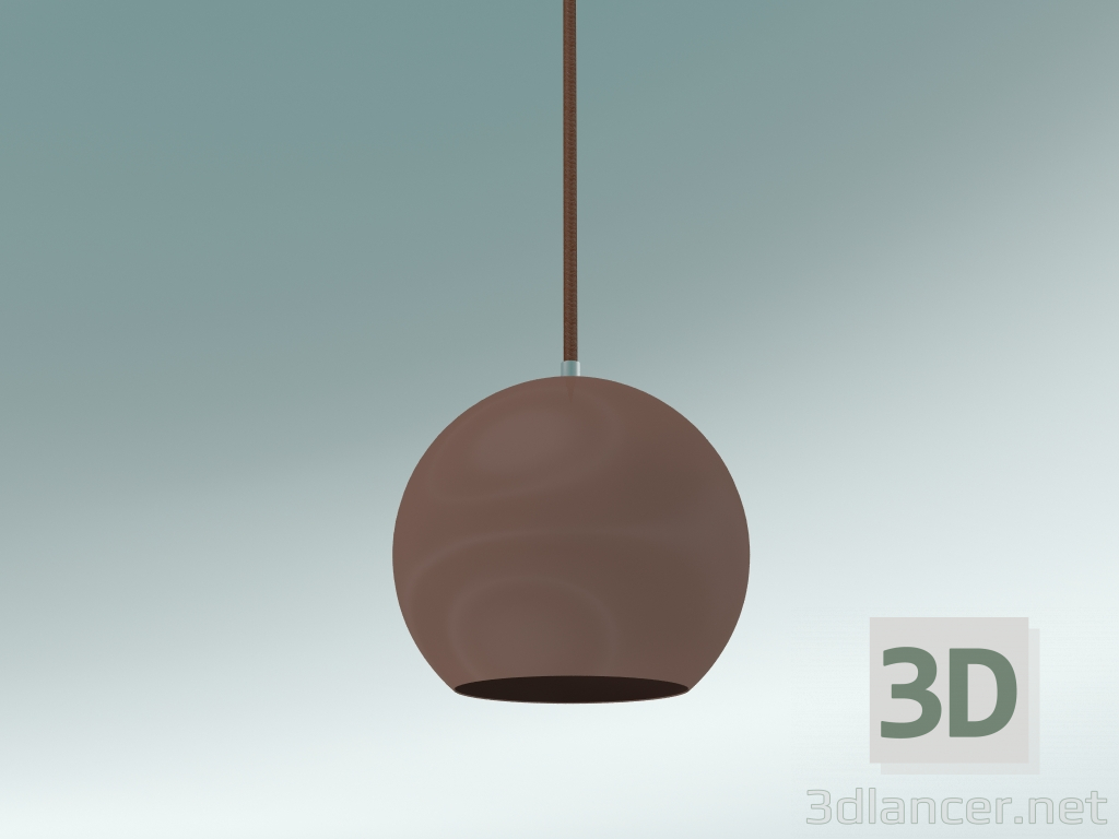 modello 3D Lampada a sospensione Topan (VP6, Ø21cm, H 19cm, Beige Red) - anteprima