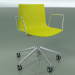 3d model Chair 0380 (5 wheels, with armrests, LU1, polypropylene PO00118) - preview