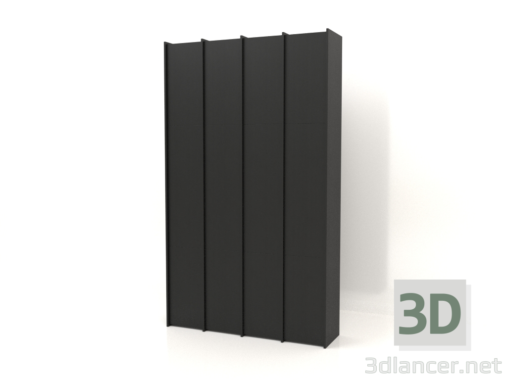 Modelo 3d Armário modular ST 07 (1530x409x2600, madeira preta) - preview