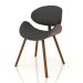 3d model Chair Jenny (black) - preview