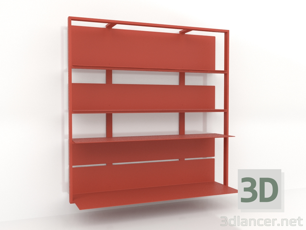 3d model Sistema de estanterías (composición 03) - vista previa