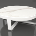 modèle 3D Table basse ronde Ø90 (DEKTON Aura, Blanc) - preview