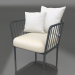 3d model Armchair (Anthracite) - preview