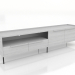 3D modeli TV dolabı BÜYÜK AÇIK 2200 mm (beyaz RAL 9010) - önizleme
