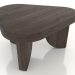3D Modell Couchtisch COBBLE (XS, dunkle Eiche) - Vorschau