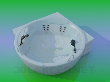 3d model Bañera hidromasaje - vista previa