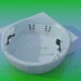 3d model Bañera hidromasaje - vista previa
