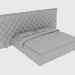 3D Modell Doppelbett NAPOLEON BETT 180 (360x242xh147) - Vorschau