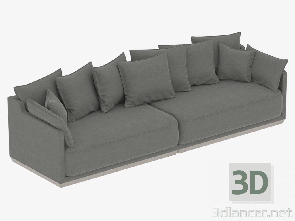 3D Modell Modulsofa SOHO 3080mm (Art. 823-824) - Vorschau