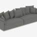 3D Modell Modulsofa SOHO 3080mm (Art. 823-824) - Vorschau