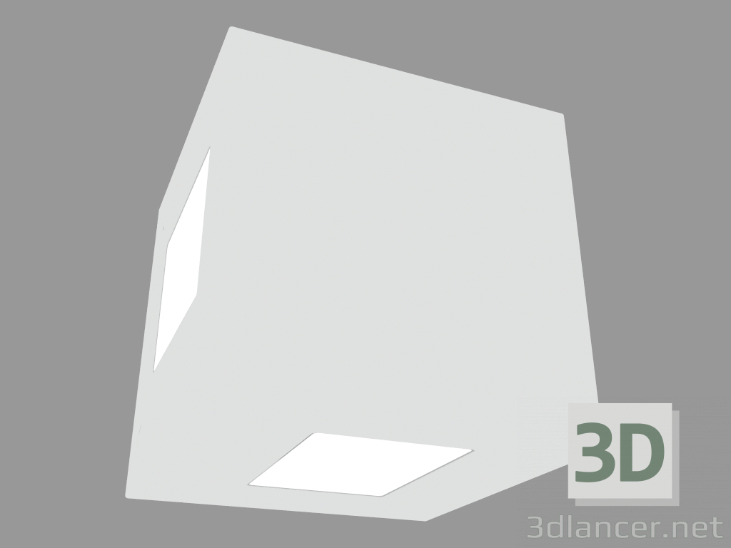 3D modeli Duvar lambası MINILIFT SQUARE (S5087) - önizleme