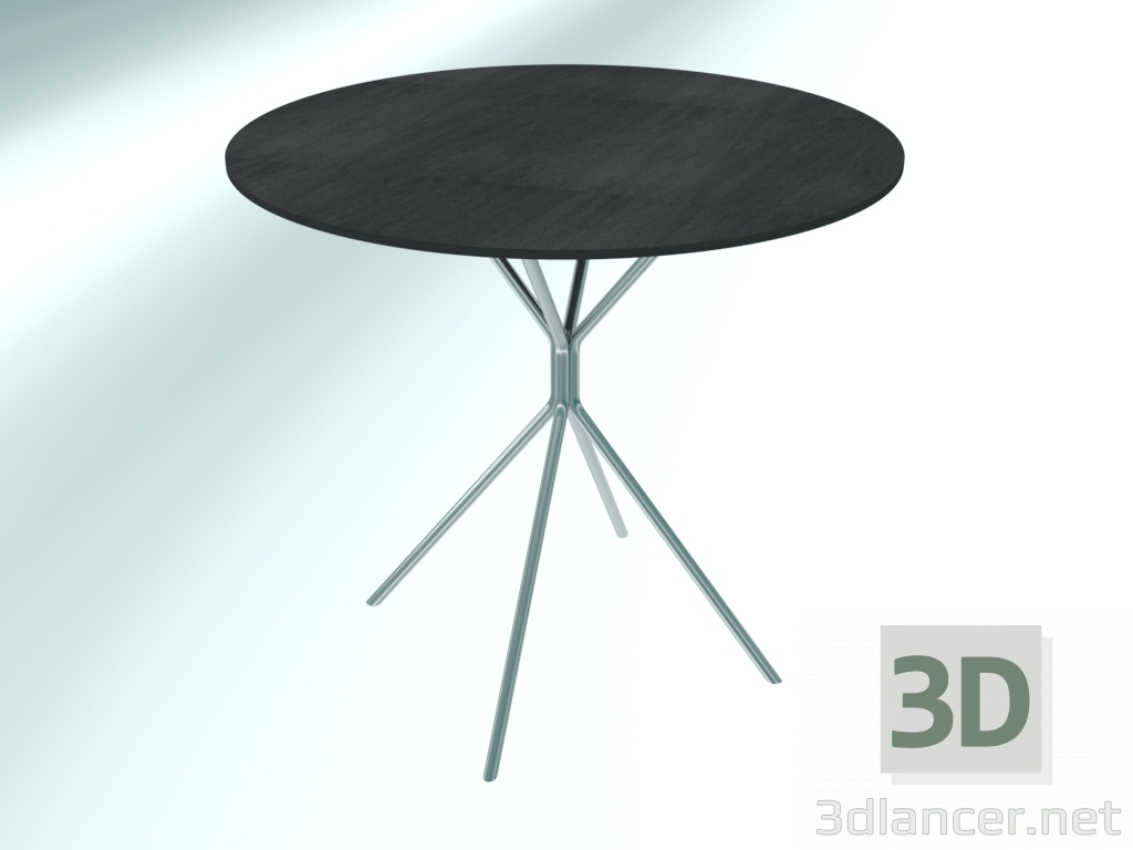 3D modeli Orta boy yuvarlak masa (RH20 Krom CER3, Ø800 mm, H740 mm) - önizleme