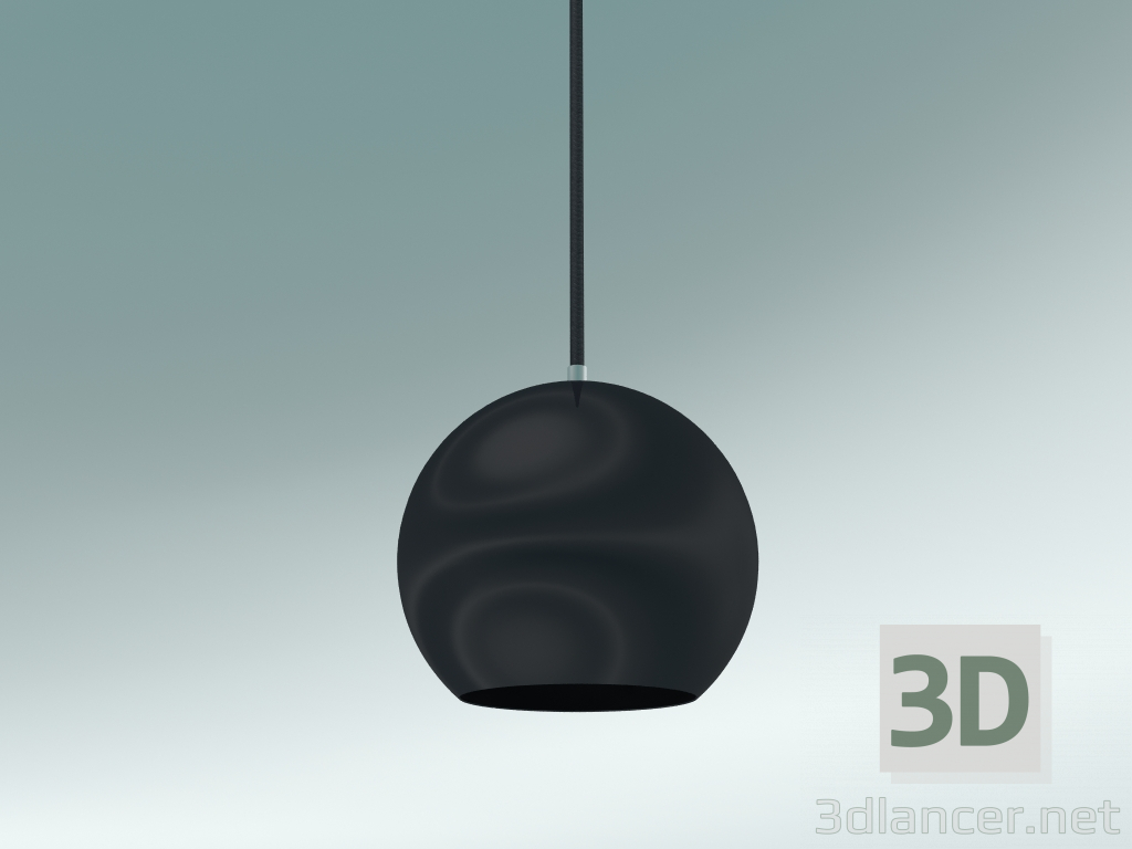 Modelo 3d Pendente Topan (VP6, Ø21cm, H 19cm, preto azul) - preview