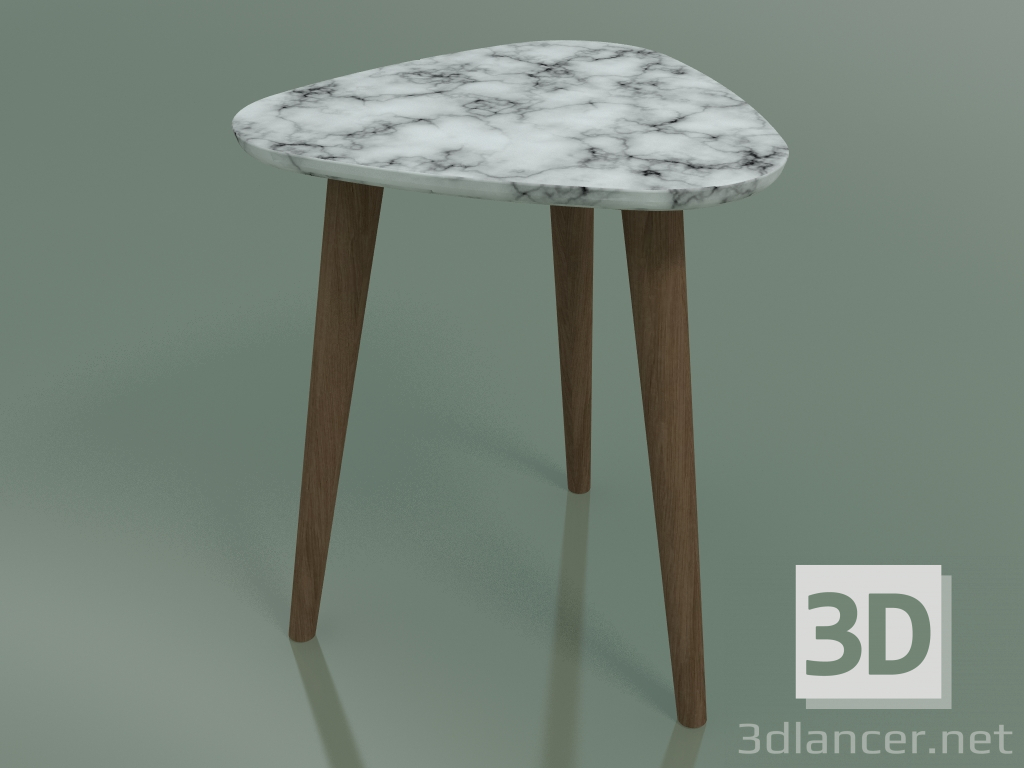 3d model Mesa auxiliar (242, mármol, natural) - vista previa