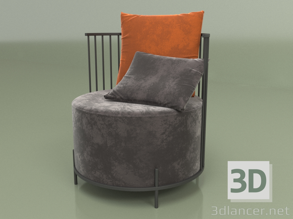 Modelo 3d Poltrona Nest (1) - preview