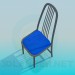 3d model Chair with twigs on the back - preview